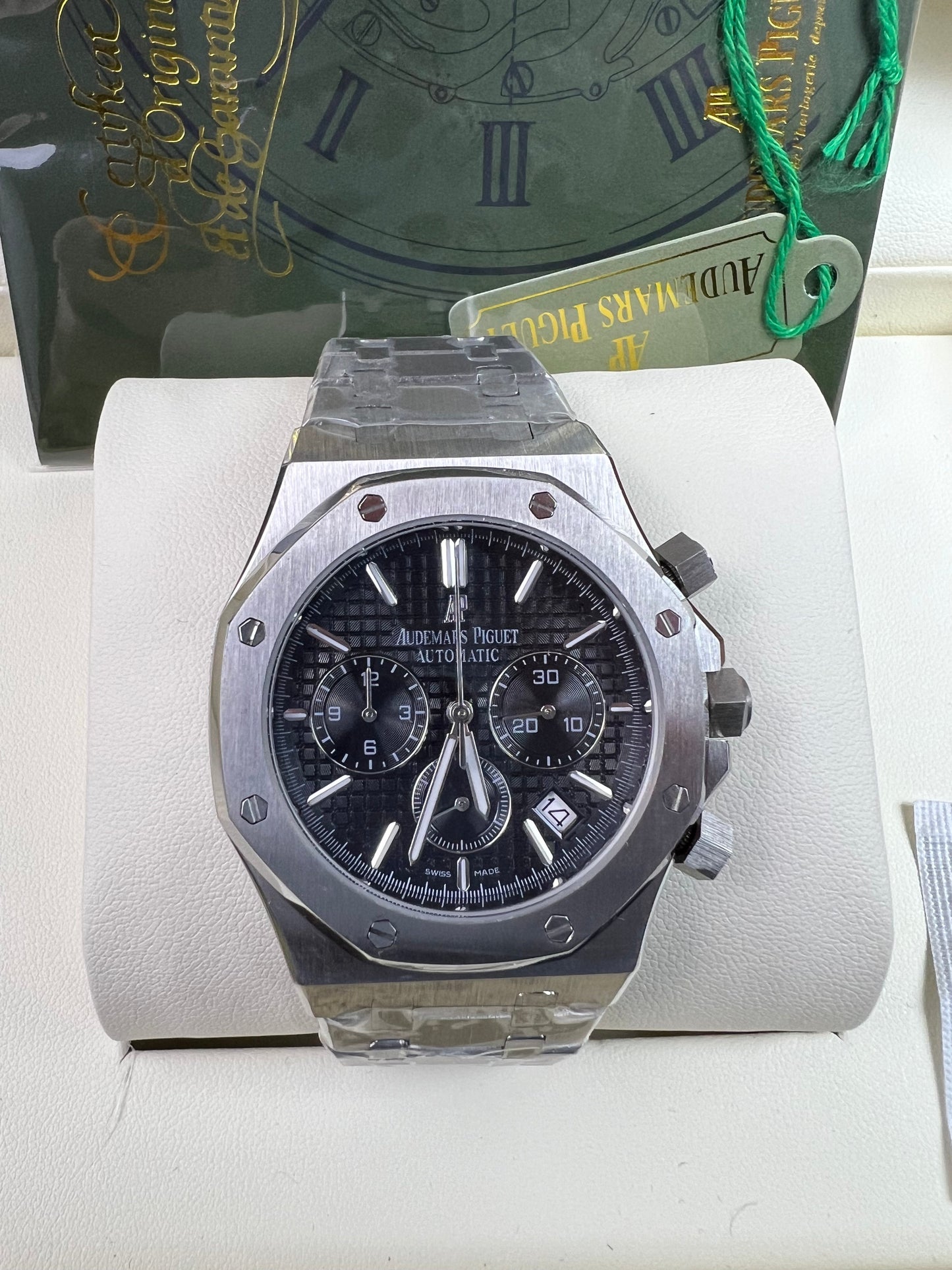 AP Royal Oak Chronograph cadran noir livraison Maroc