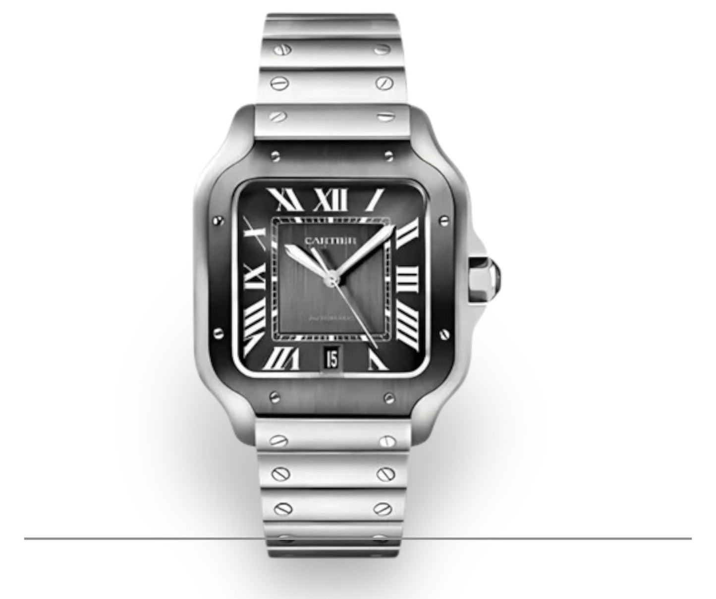 Cartier Santos de Cartier Noir & Acier – L’Élégance Moderne Redéfinie
