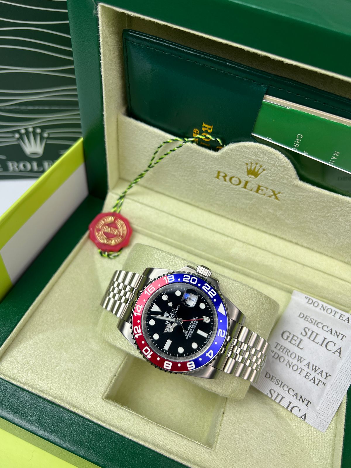 Rolex GMT-Master II bicolore rouge et bleu prix Maroc Chronos.ma
