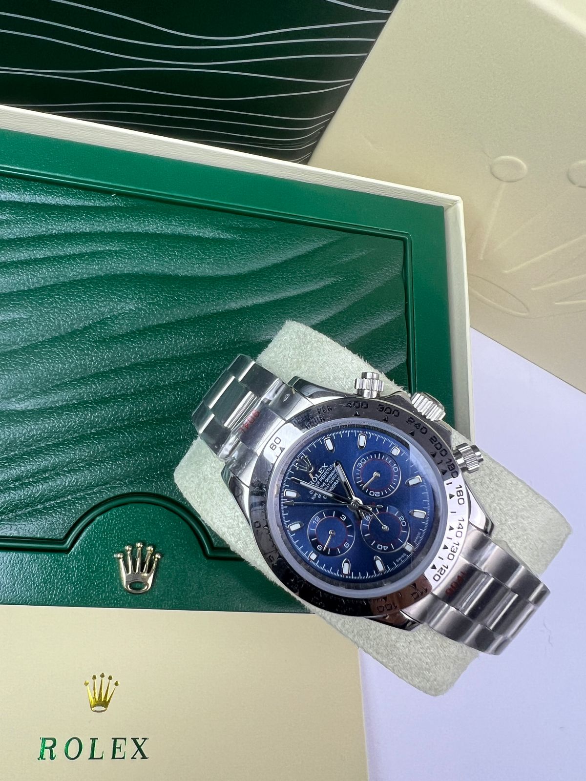 Rolex Daytona bleu Chronos.ma paiement à la livraison