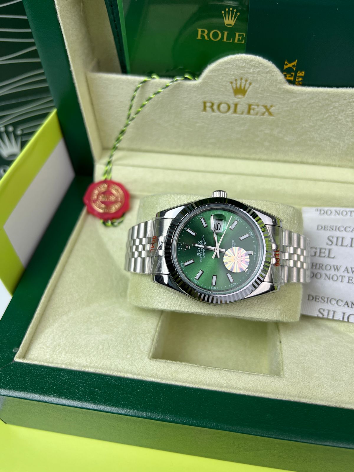 Rolex Datejust 41 verte olive livraison rapide Maroc