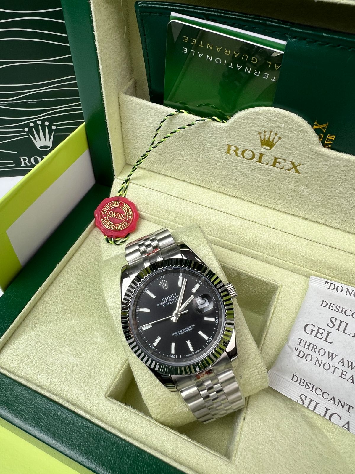 Rolex Datejust 41 noire livraison rapide Maroc