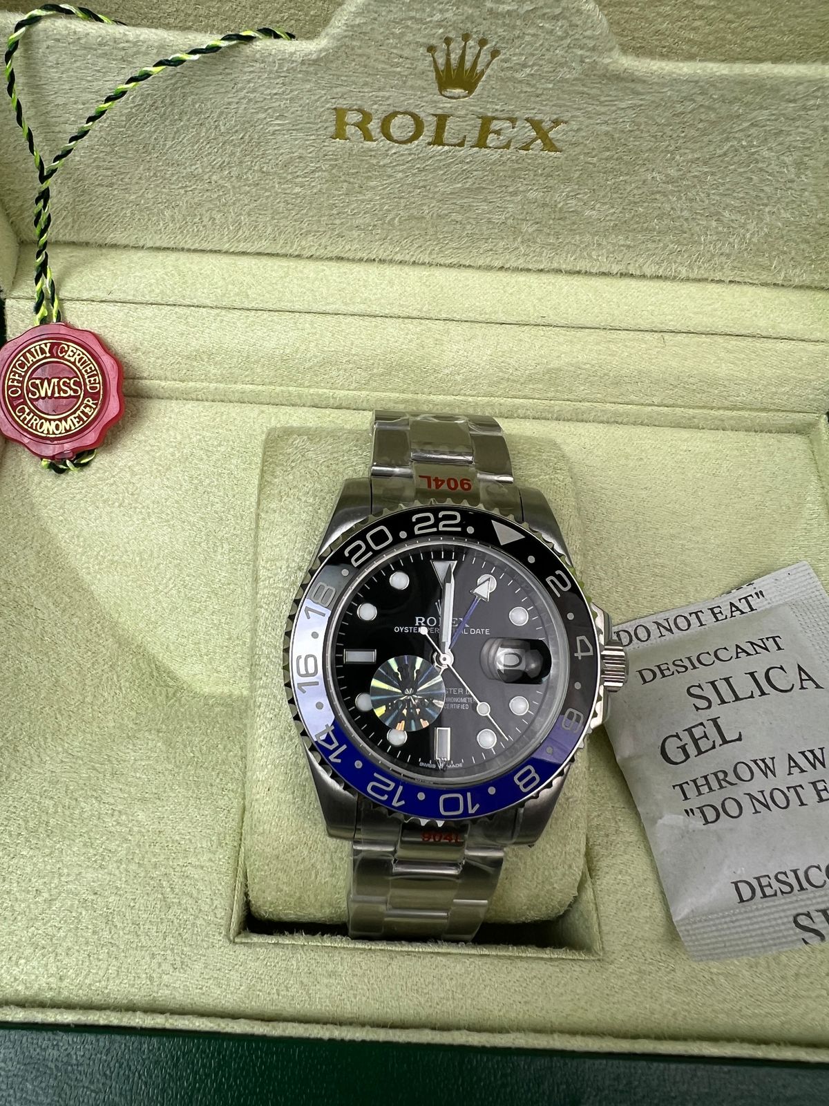 Rolex GMT-Master II Batman Maroc paiement à la livraison