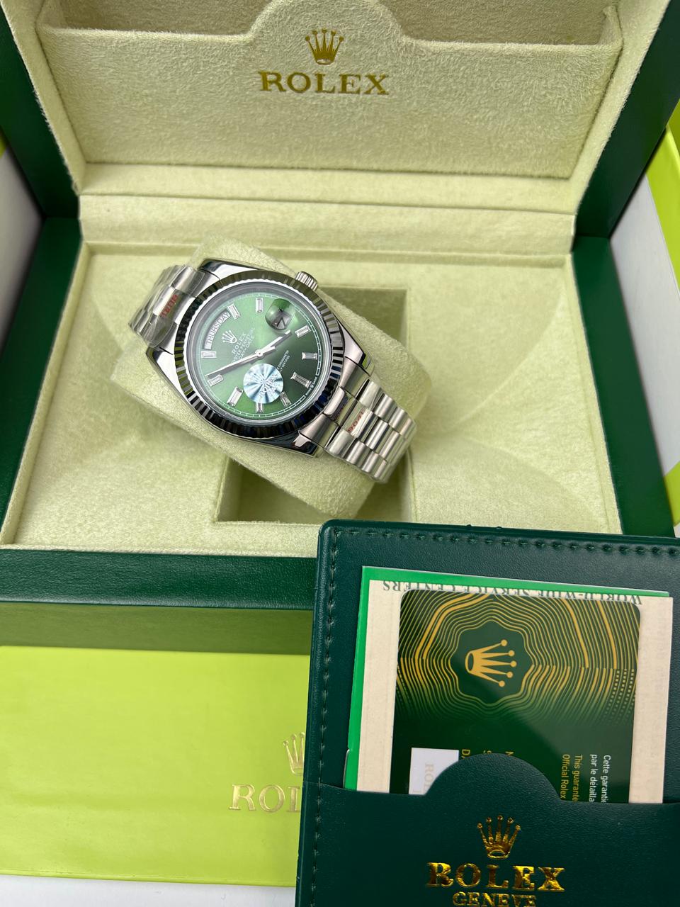 Rolex Day-Date 40 verte livraison rapide Maroc