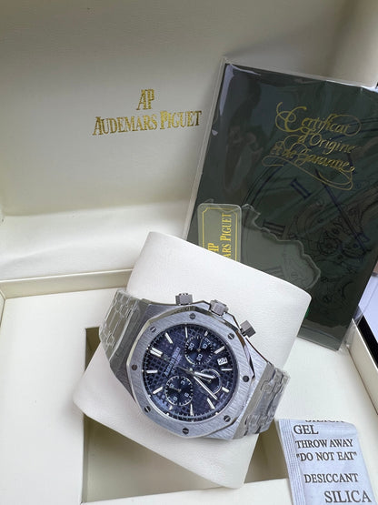 AP Royal Oak Chronograph cadran bleu livraison Maroc