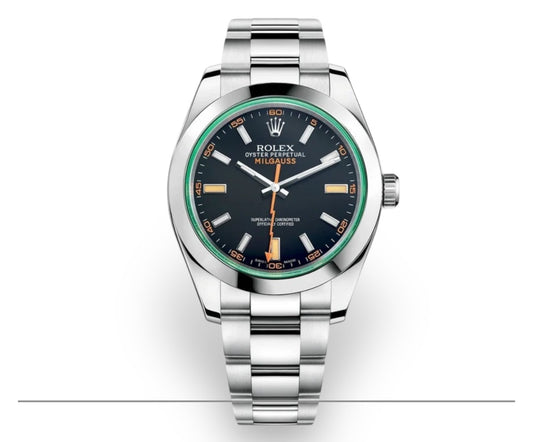 Rolex Milgauss Z-Blue – L’audace scientifique et le design iconique