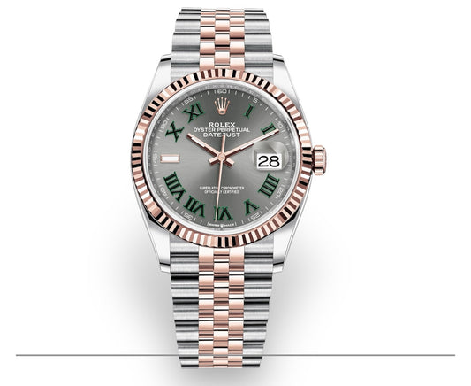 Rolex Datejust 40 – L’Harmonie du Gris et du Vert