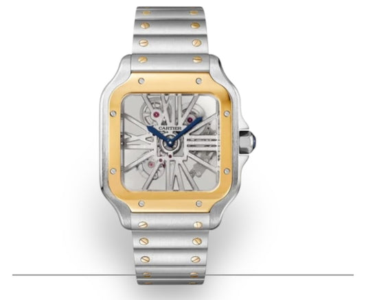 Cartier Santos Skeleton – L’Art de la Transparence