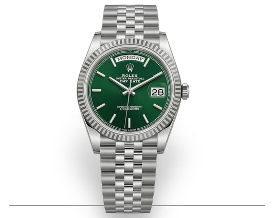 Rolex Day-Date 40 cadran vert olive prix Maroc