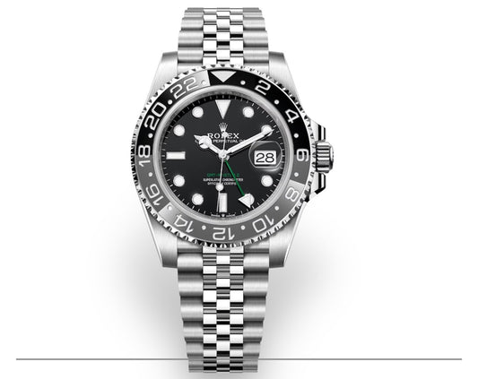 Rolex GMT-Master II Bruce Wayne Noir Gris Jubilé Maroc