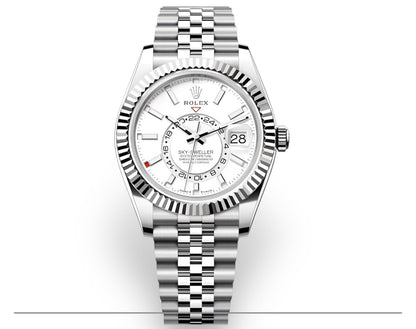 Rolex Sky-Dweller cadran blanc prix Maroc